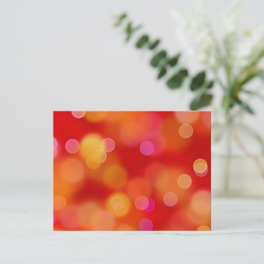 Een passie voor kerstpatroon (rood) briefkaart (Staand voorkant)