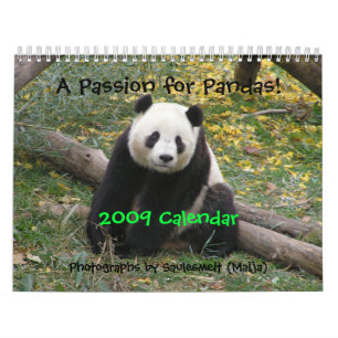 Een Passie voor Pandas!, 2009 Kalender, Pho... Kalender