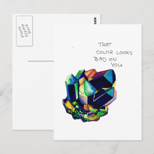 Een passief agressief Briefkaart (Voorkant / Achterkant)