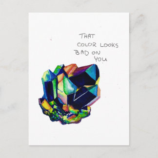 Een passief agressief Briefkaart