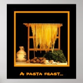 Een pasta feast poster (Voorkant)
