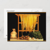 Een pastaafje briefkaart (Voorkant / Achterkant)