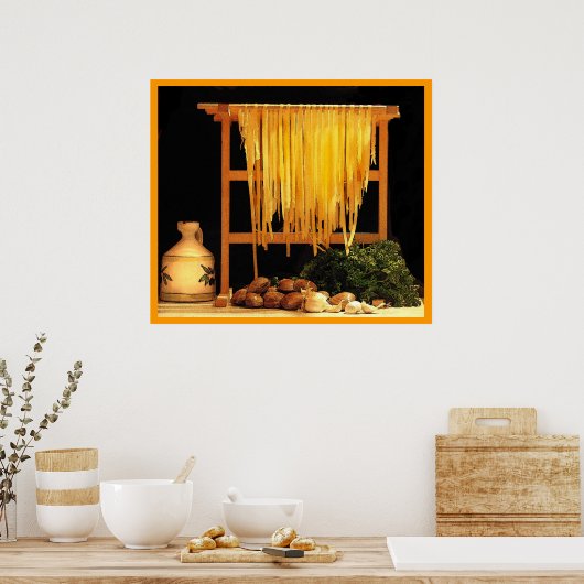 Een pastaafje poster (Keuken)