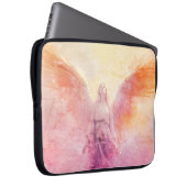 Een pastel engel op een 15" elektronica tas (Voorkant Rechts)