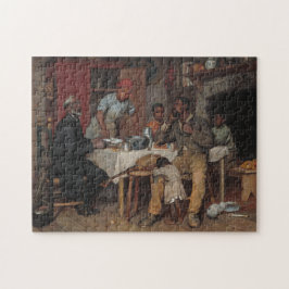 Een pastoor bezoek legpuzzel