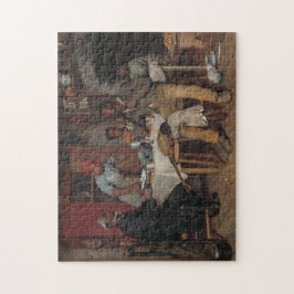 Een pastoor bezoek legpuzzel