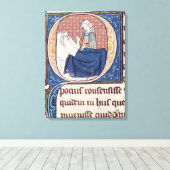 Een patiënt onderzoeken canvas afdruk (Insitu (Houten vloer))