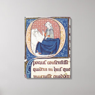 Een patiënt onderzoeken canvas afdruk