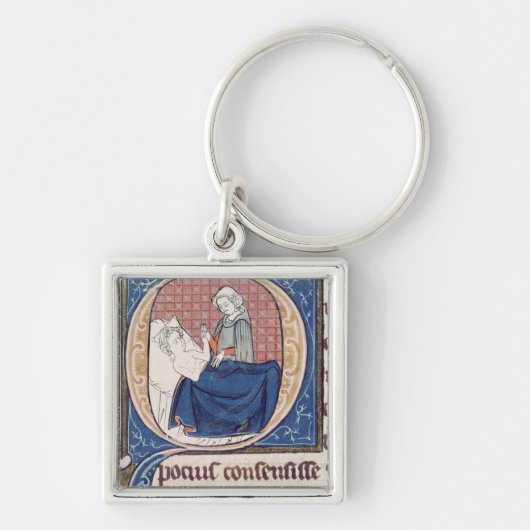 Een patiënt onderzoeken sleutelhanger (Voorkant)