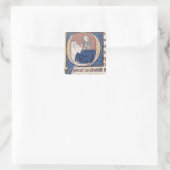Een patiënt onderzoeken vierkante sticker (Tas)