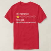 Een patriarchie die erg slecht is, zou Funny Rati  T-shirt (Design voorkant)