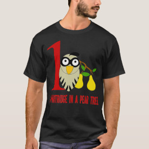 Een patrijs in de perenboom op 12 dagen Kerstmis T-shirt