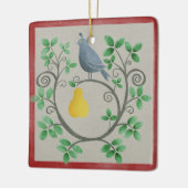 Een patrijs in een Ornament met een peerboom (Links)