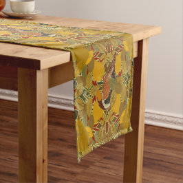 Een patrijs in een Pear Tree Holiday Table Runner Korte Tafelloper