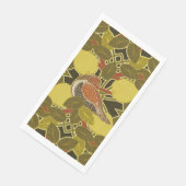 Een patrijs in een peer tree gastenhanddoek servet (Hoek)