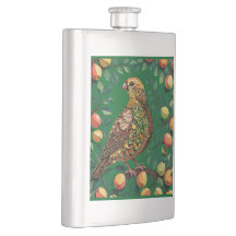 Een patrijs in een peereboom uitsnede stencilstijl
