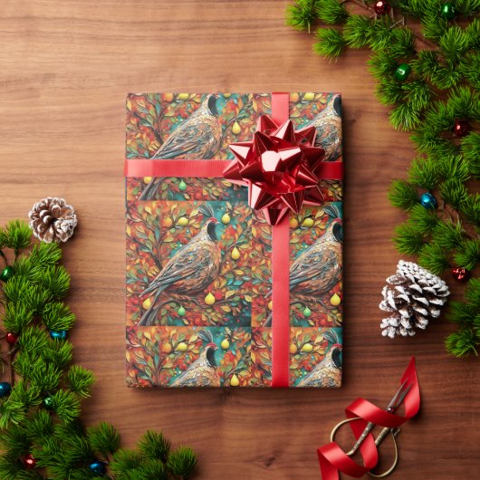 Een Patrijs In Een Perenboom Cadeaupapier (Feestdagen Geschenken)