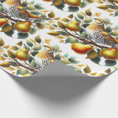 Een patrijs in een perenboom Kerstmis Cadeaupapier (Hoek)