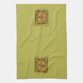 Een patrijs in een perenboom Kerstmis Theedoek (Verticaal)