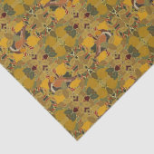 Een patrijs in een perenboom kerstpapier tissuepapier (Detail)