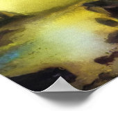 Een patriottisch design met Bald Eagle Flying High Poster (Hoek)