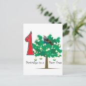 Een patroon in een perenboom briefkaart (Staand voorkant)