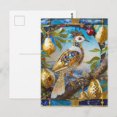 Een patroon in een perenboom briefkaart (Voorkant / Achterkant)