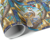 Een patroon in een perenboom cadeaupapier (Rol Hoek)