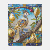 Een patroon in een perenboom fleece deken (Voorkant)