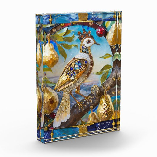 Een patroon in een perenboom fotoblokken (Links)