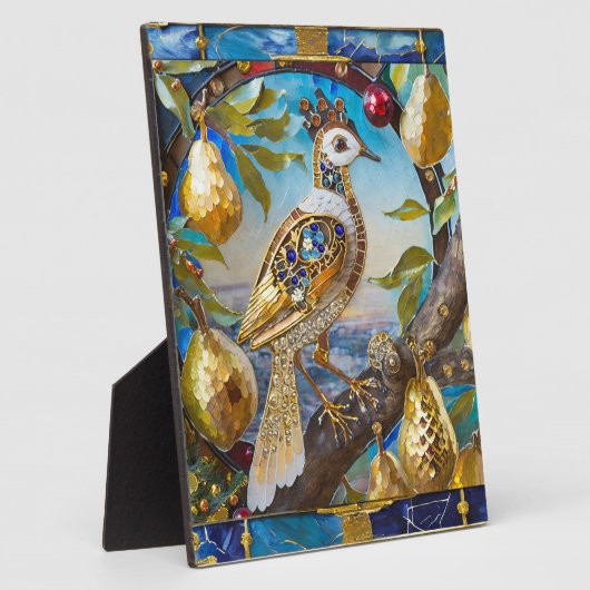 Een patroon in een perenboom fotoplaat (Zijkant)