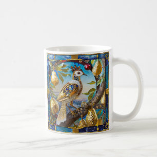 Een patroon in een perenboom koffiemok