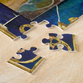 Een patroon in een perenboom legpuzzel (Zijkant)