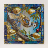 Een patroon in een perenboom legpuzzel (Horizontaal)