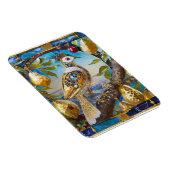 Een patroon in een perenboom magneet (Rechterzijde)