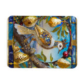 Een patroon in een perenboom magneet (Horizontaal)