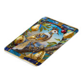 Een patroon in een perenboom magneet (Linkerzijde)