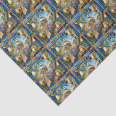 Een patroon in een perenboom tissuepapier (Detail)