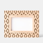 Een patroon met aangepaste tekst gegraveerde lijstjes (Voorkant)