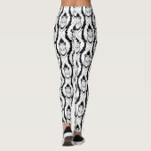 een patroon met een mandrilkop leggings (Achterkant)