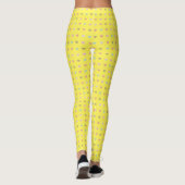 Een patroon van gekleurd paasontwerp leggings (Achterkant)