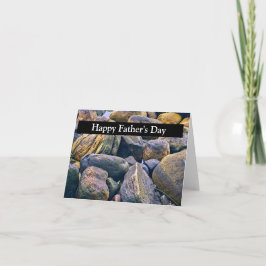 Een patroon van kleine, afgeronde rotsen kaart