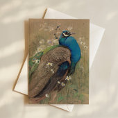 Een pauw en Marguerites | Edwin John Alexander Kaart