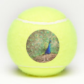 Een pauw tennisballen (Achterkant)