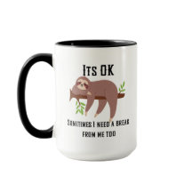 Een pauze luiaard nodig