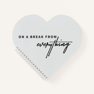 Een pauze van alles notitieboek