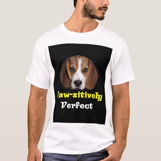 Een Paws-itief Perfect T-shirt (Voorkant)