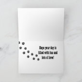 EEN **PAWSOME 2e MAAG* KAART (Binnen)