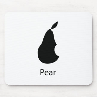 Een peer met een beet! muismat