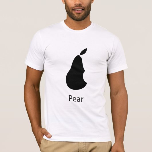 Een peer met een beet! t-shirt (Voorkant)